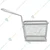 Mini Serving Square Shape Strainer (Diamond Mesh), SS Body